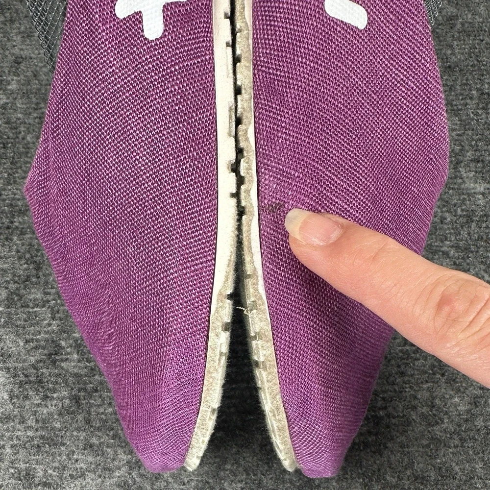 Otz Cork Lite Purple Linen Slip On Comfort Shoes EU 37 Women's 7 Boho